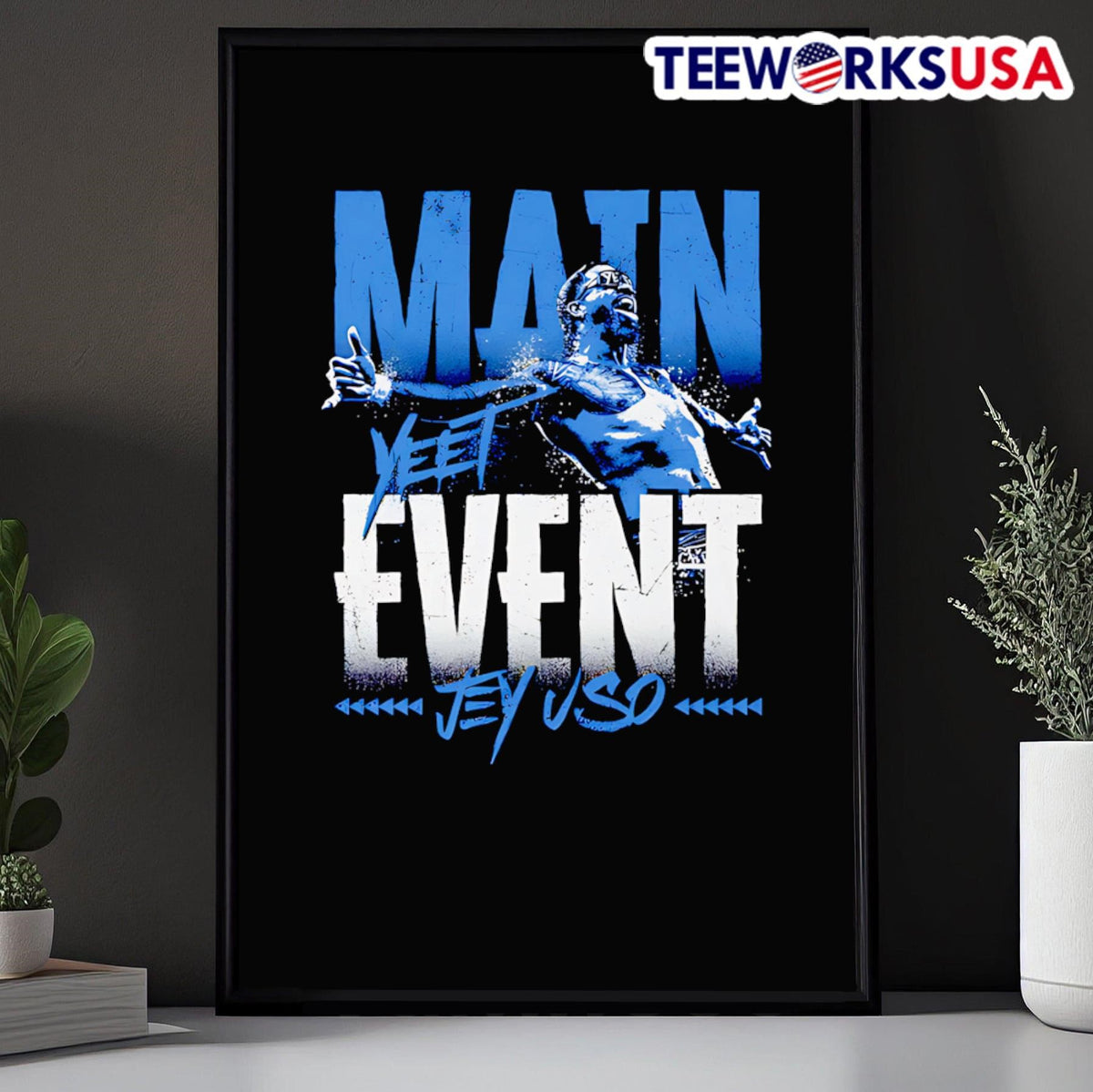 Jey Uso Main Event Yeet - Adult & Kids T-Shirts, Sweatshirts & Hoodies apparel design preview 5