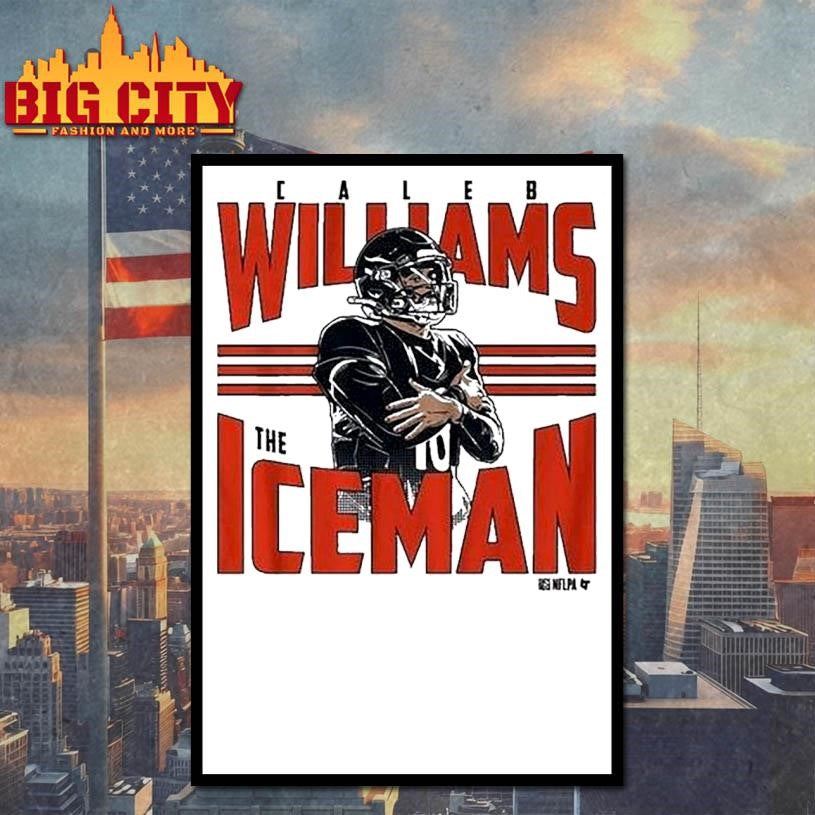 Caleb Williams The Iceman Celebration - Adult & Kids T-Shirts, Sweatshirts & Hoodies apparel design preview 4