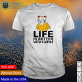 Tiger life is better with llamas - Adult & Kids T-Shirts, Sweatshirts & Hoodies product image 1