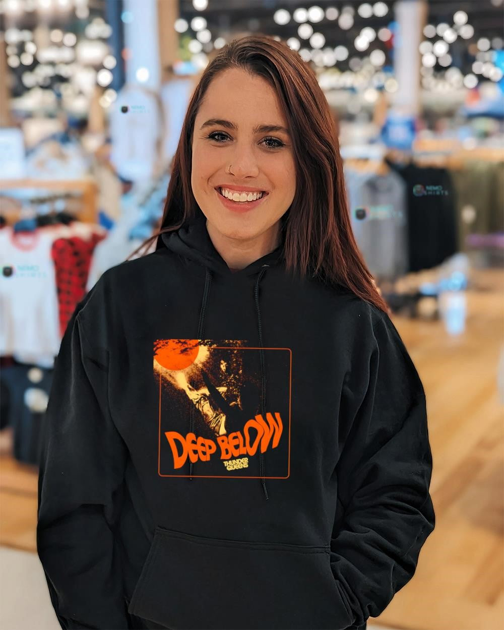 Thunder Queens Deep Below Alternative Rock - Adult & Kids T-Shirts, Sweatshirts & Hoodies apparel design preview 3
