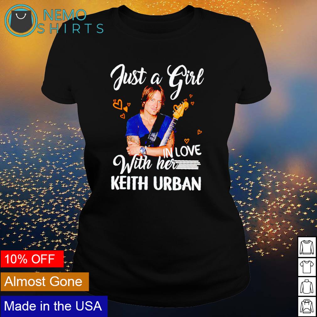 Just a girl in love with her Keith Urban - Adult & Kids T-Shirts, Sweatshirts & Hoodies apparel design preview 3