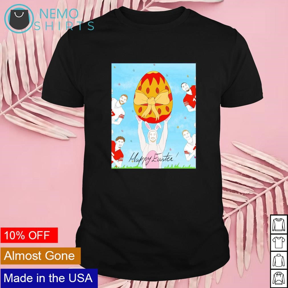 Happy Easter everyone SF 49ers - Adult & Kids T-Shirts, Sweatshirts & Hoodies apparel design preview 1