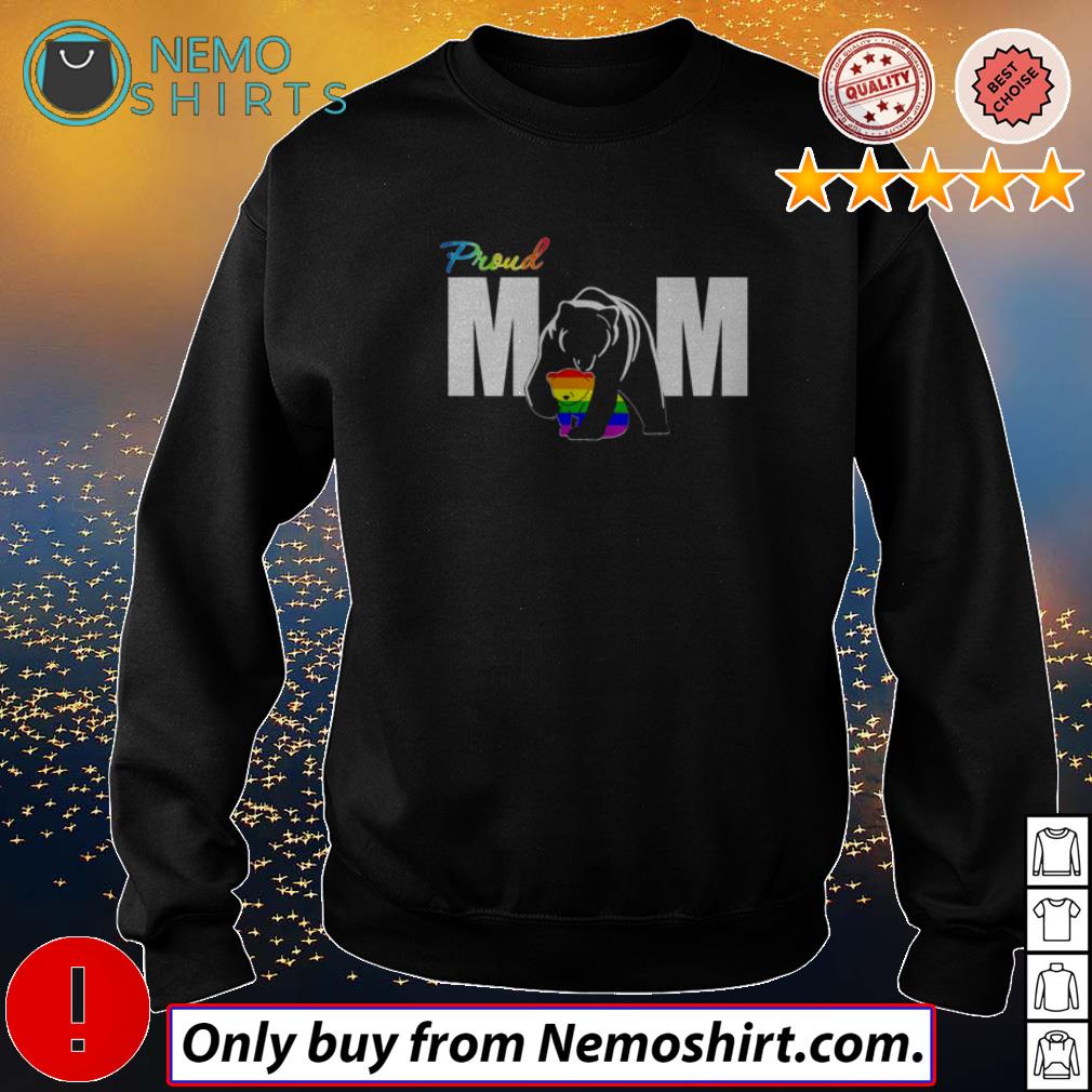 Bear Proud mom LGBT Pride - Adult & Kids T-Shirts, Sweatshirts & Hoodies apparel design preview 4