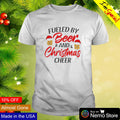 Fueled by beer and Christmas cheer - Adult & Kids T-Shirts, Sweatshirts & Hoodies apparel design preview 1