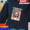 Lebowski 2024 this aggression will not stand man USA - Adult & Kids T-Shirts, Sweatshirts & Hoodies apparel design preview 1
