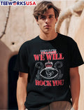 Texans We Will Crown Football Queen Rock You - Adult & Kids T-Shirts, Sweatshirts & Hoodies apparel design preview 1