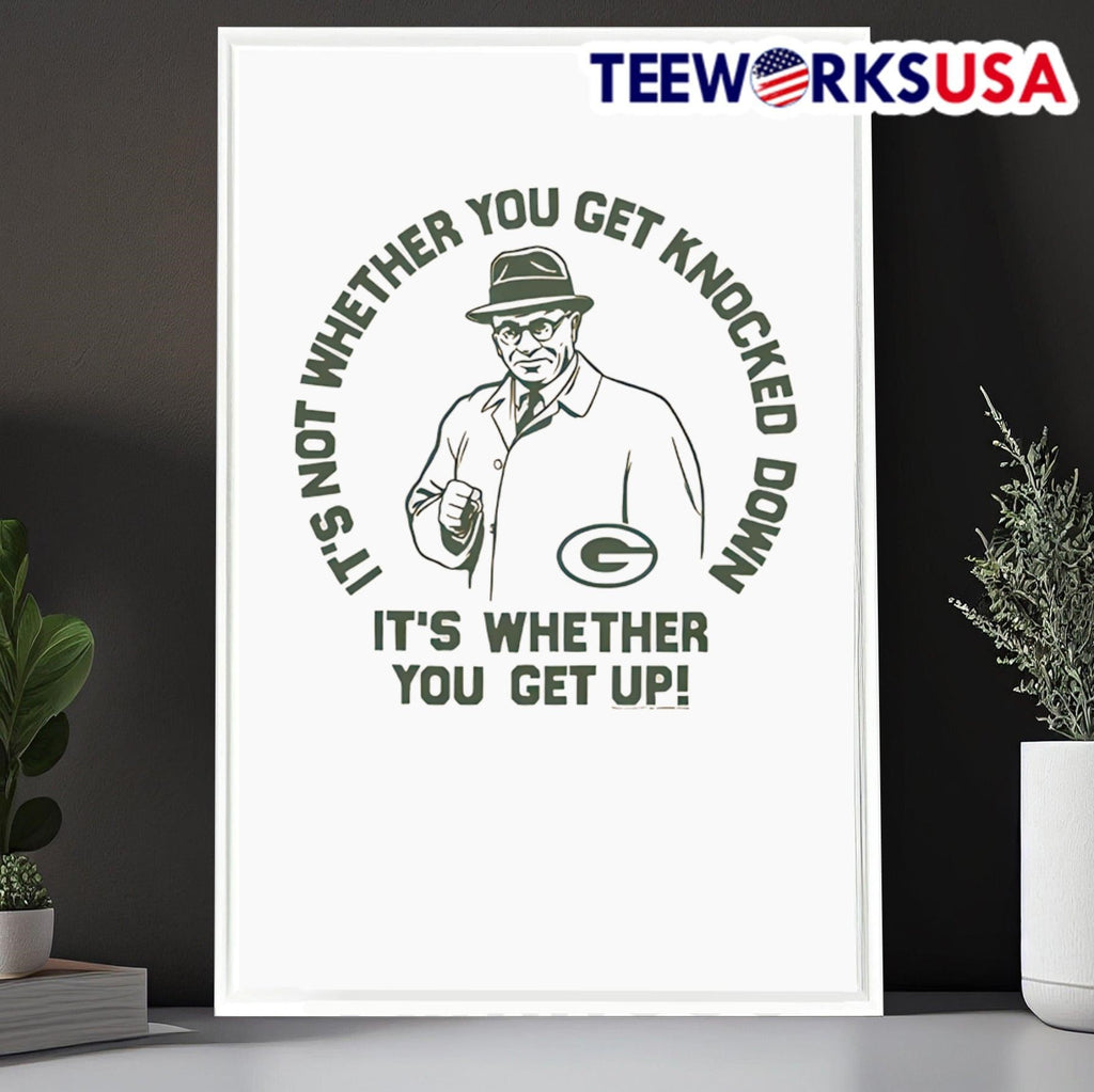 It's not whether you get knocked down up Vince - Adult & Kids T-Shirts, Sweatshirts & Hoodies apparel design preview 6
