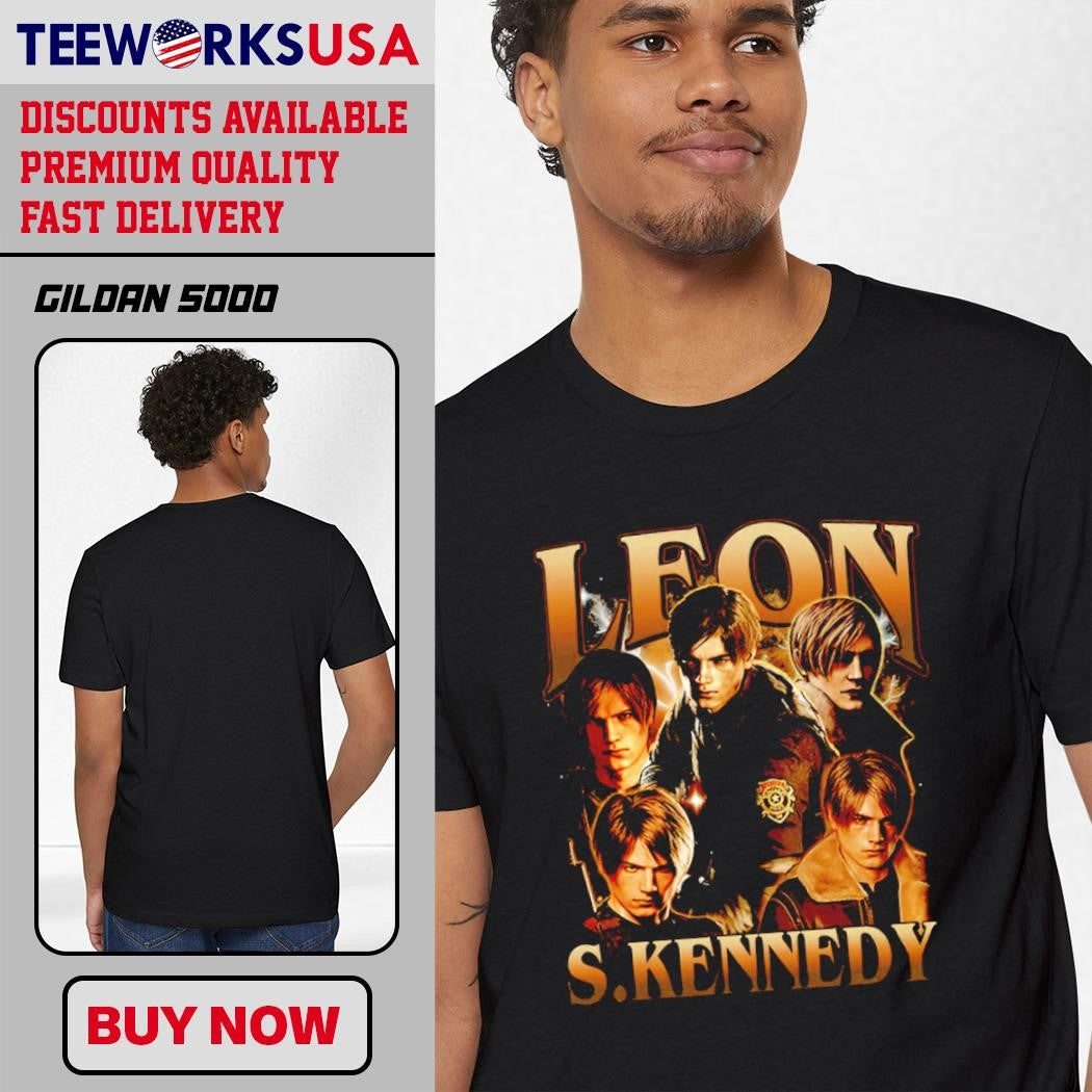 Leon S Kennedy the Resident Evil - Adult & Kids T-Shirts, Sweatshirts & Hoodies apparel design preview 1