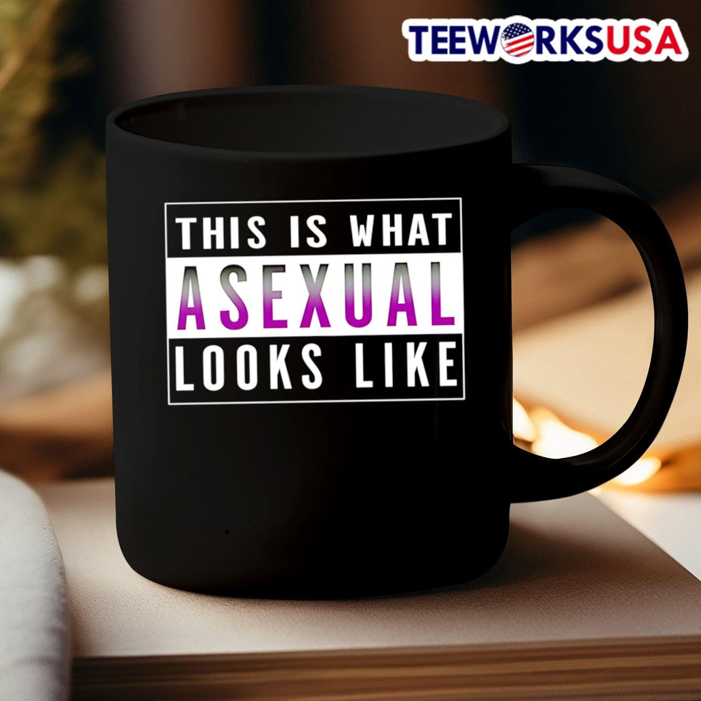 This is What Asexual Looks Like - Adult & Kids T-Shirts, Sweatshirts & Hoodies apparel design preview 3