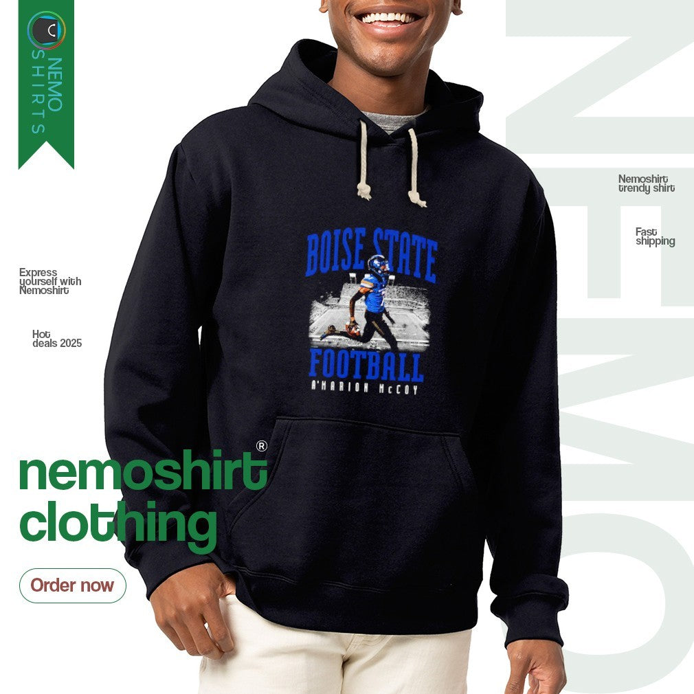 A'Marion McCoy Boise State Broncos football player - Adult & Kids T-Shirts, Sweatshirts & Hoodies apparel design preview 2