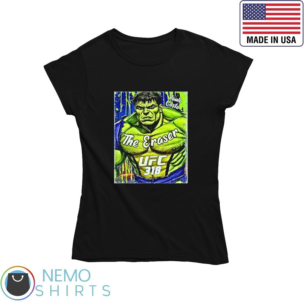 The Eraser Paulo Costa UFC 318 graphic - Adult & Kids T-Shirts, Sweatshirts & Hoodies apparel design preview 4