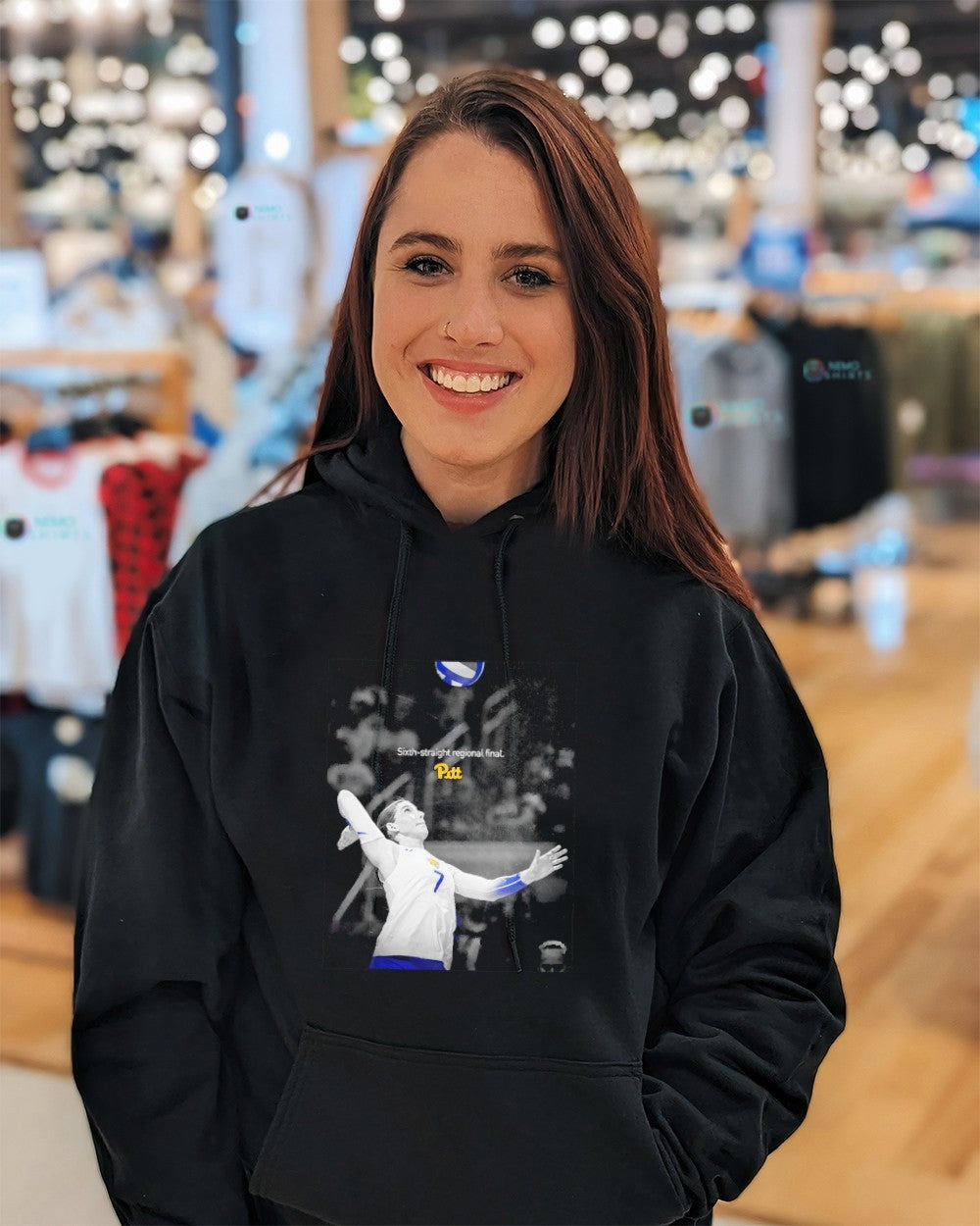 Izzy Masten Pittsburgh Panthers sixth straight - Adult & Kids T-Shirts, Sweatshirts & Hoodies apparel design preview 5