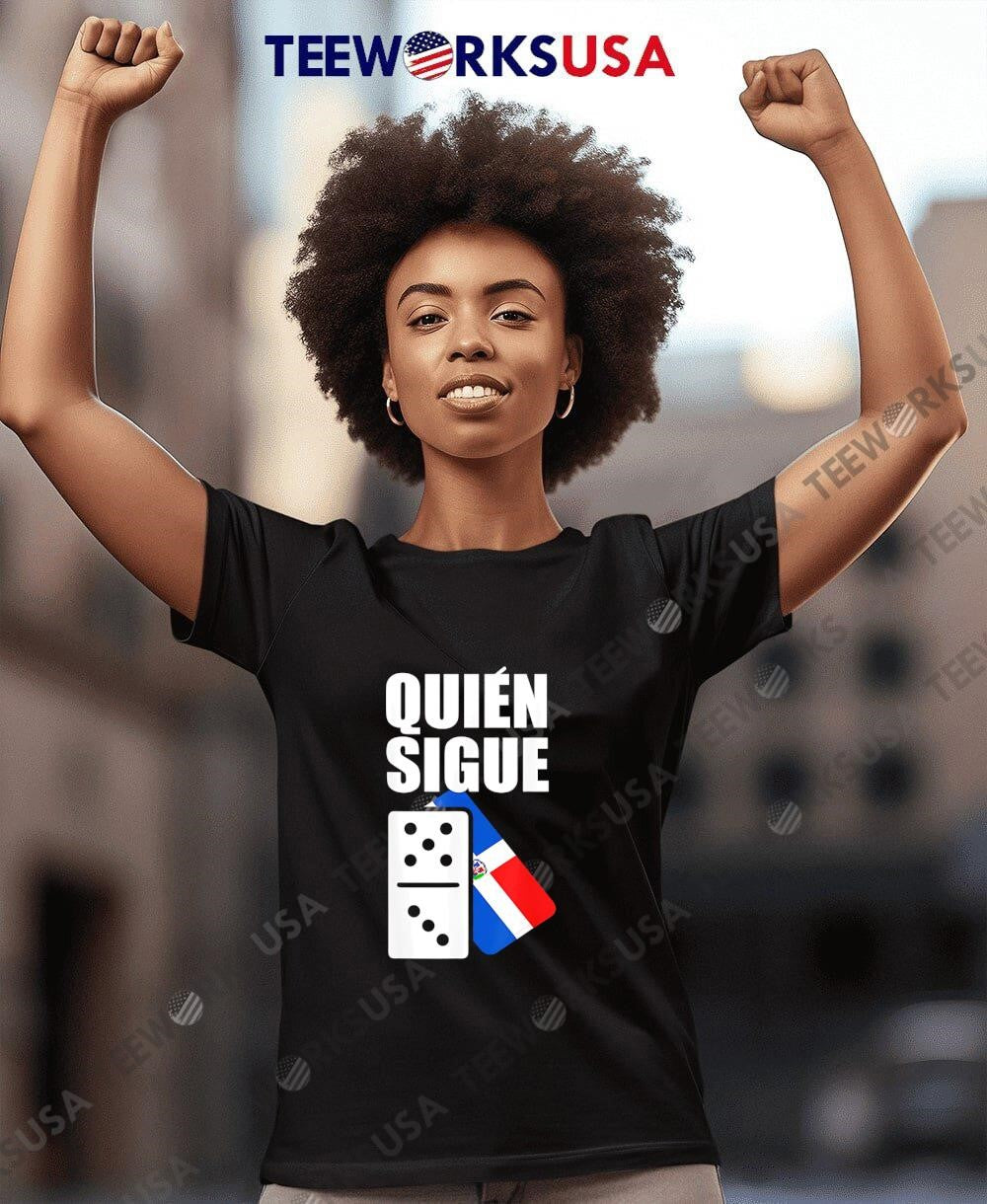 Quien Sigue Camiseta Dominicana - Adult & Kids T-Shirts, Sweatshirts & Hoodies apparel design preview 7