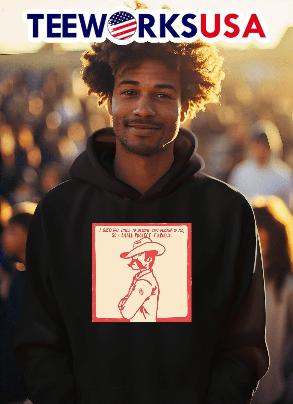 I died 100 times to become this version of me so - Adult & Kids T-Shirts, Sweatshirts & Hoodies apparel design preview 2