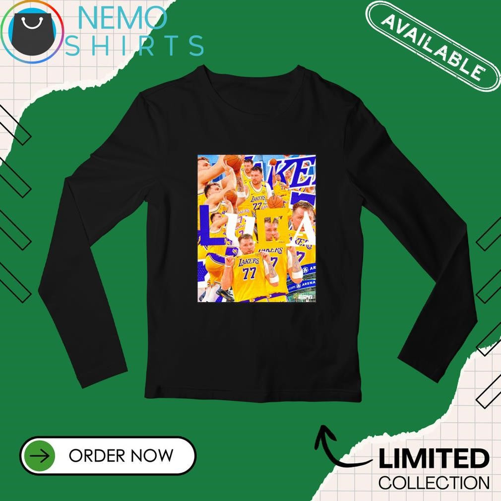 Luka Doncic notches his best game as a Laker in - Adult & Kids T-Shirts, Sweatshirts & Hoodies apparel design preview 3