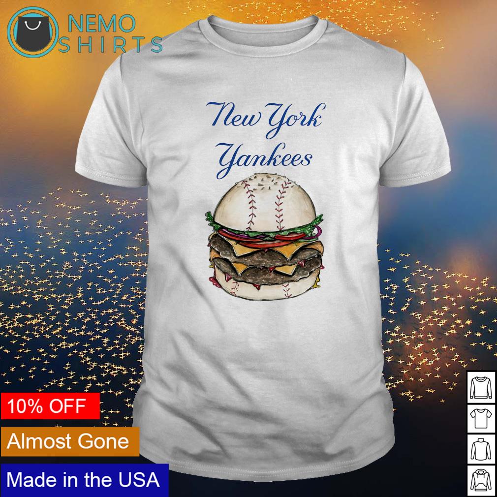 New York Yankees Burger baseball - Adult & Kids T-Shirts, Sweatshirts & Hoodies apparel design preview 1