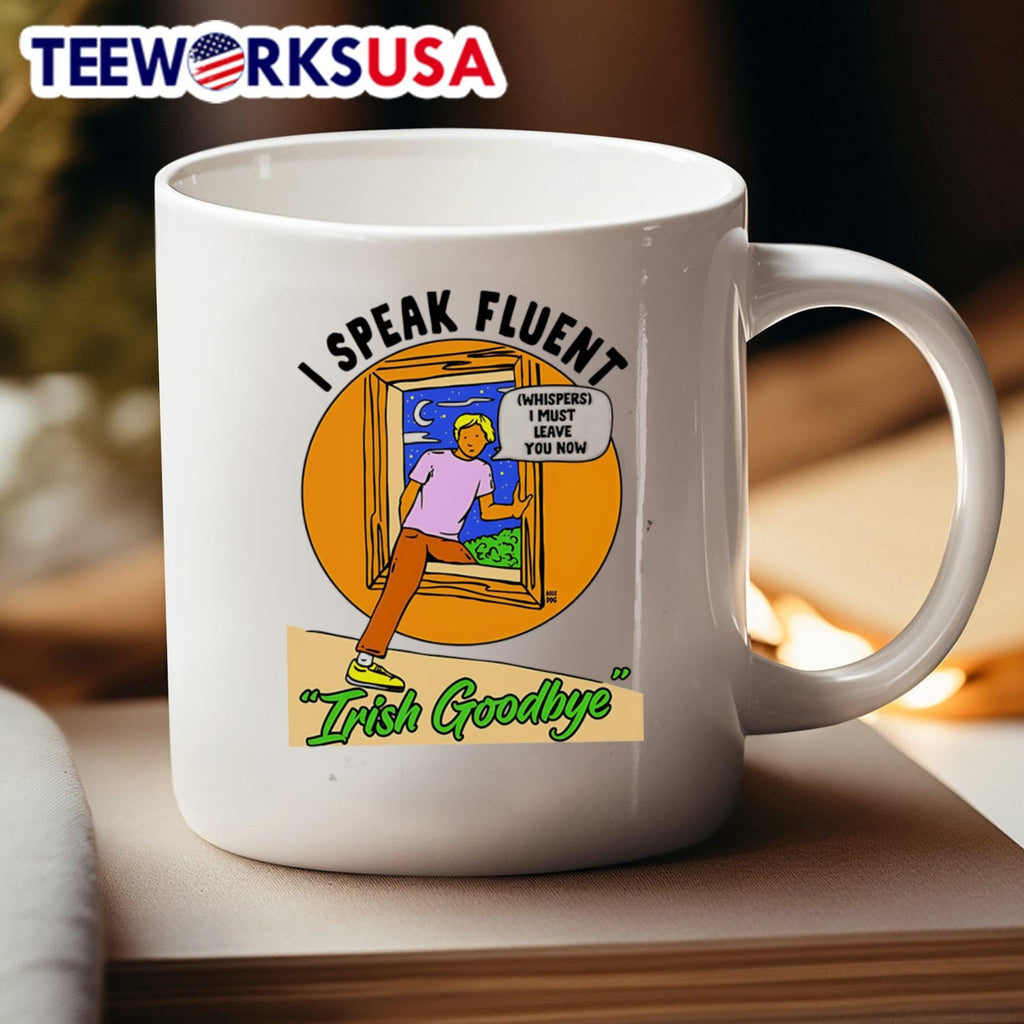 I speak fluent Irish goodbye - Adult & Kids T-Shirts, Sweatshirts & Hoodies apparel design preview 4