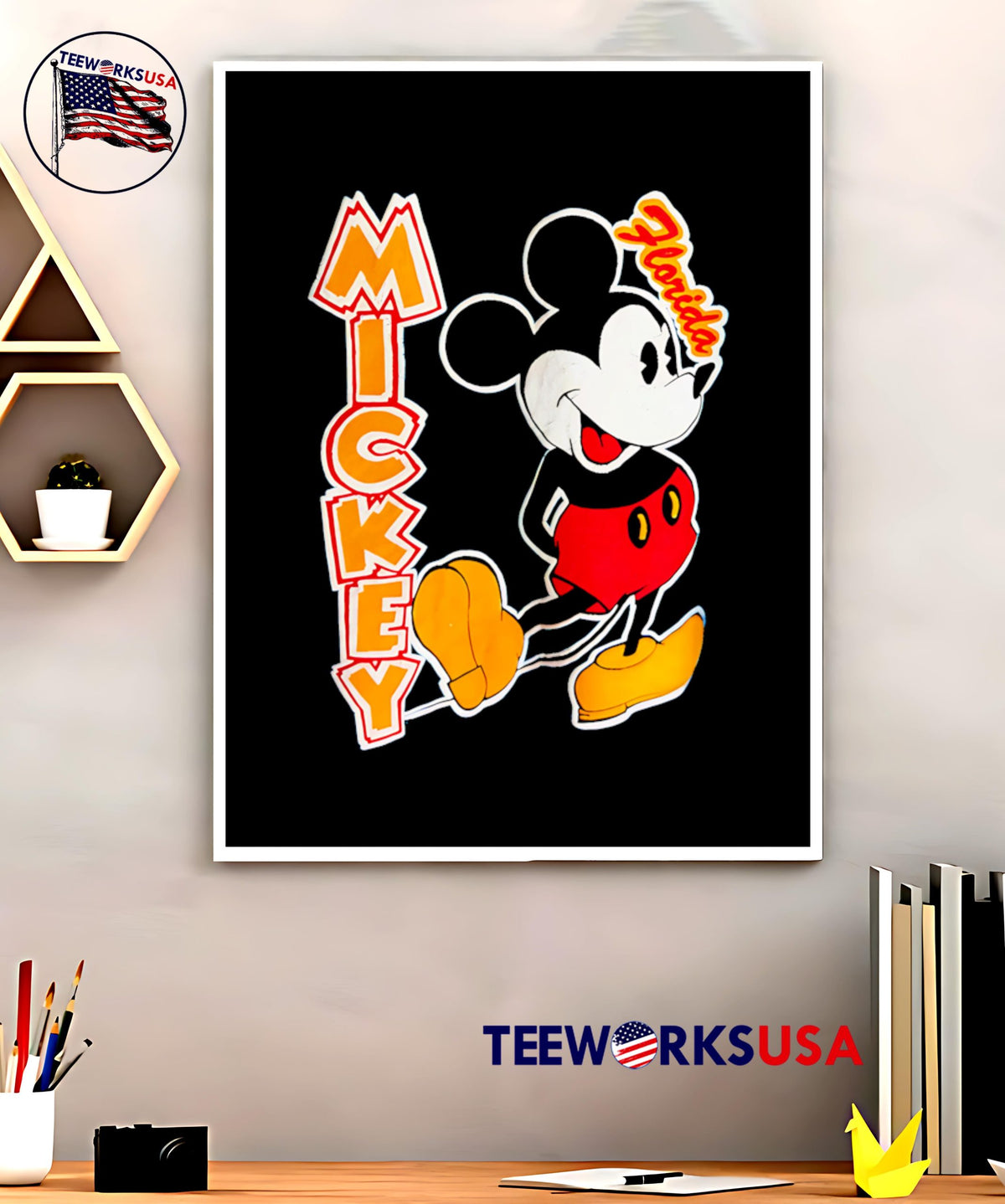 Mickey Florida funny cartoon - Adult & Kids T-Shirts, Sweatshirts & Hoodies apparel design preview 5