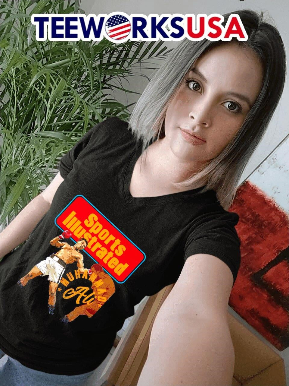 Muhammad Ali sports illustrated uppercut - Adult & Kids T-Shirts, Sweatshirts & Hoodies apparel design preview 4