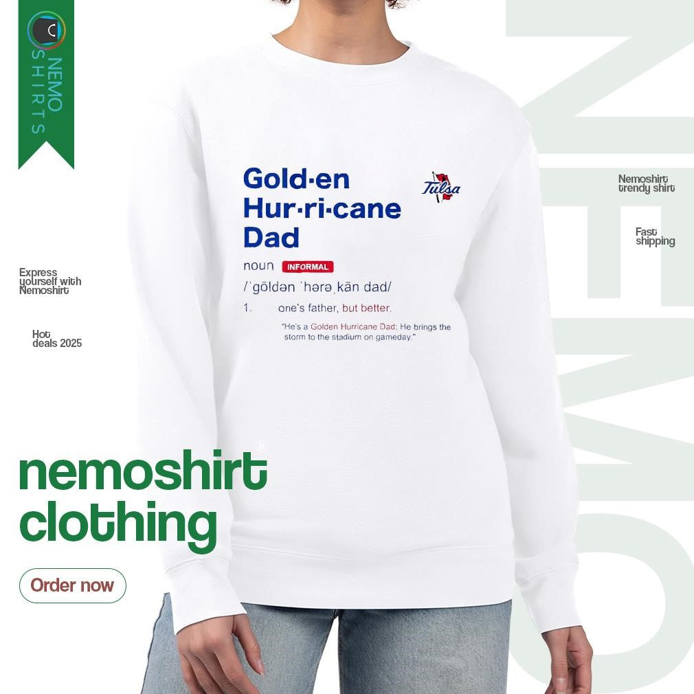 Tulsa Golden Hurricane dad definition - Adult & Kids T-Shirts, Sweatshirts & Hoodies apparel design preview 4
