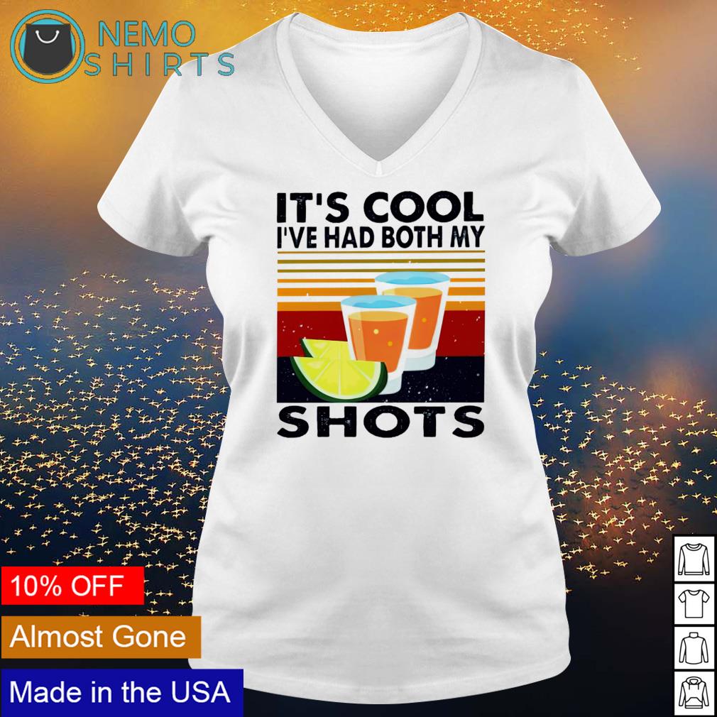 Tequila it's cool I've had both my shots - Adult & Kids T-Shirts, Sweatshirts & Hoodies apparel design preview 5