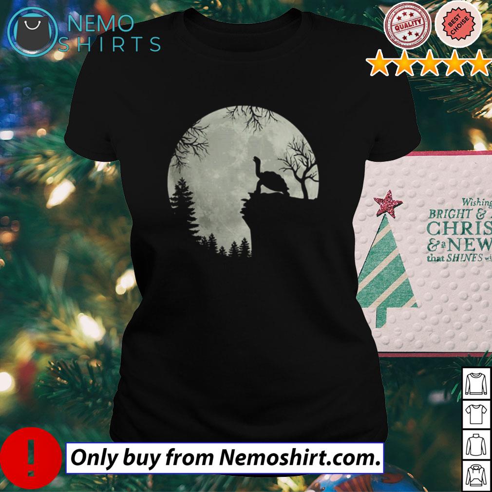 Howling turtle the moon - Adult & Kids T-Shirts, Sweatshirts & Hoodies apparel design preview 3