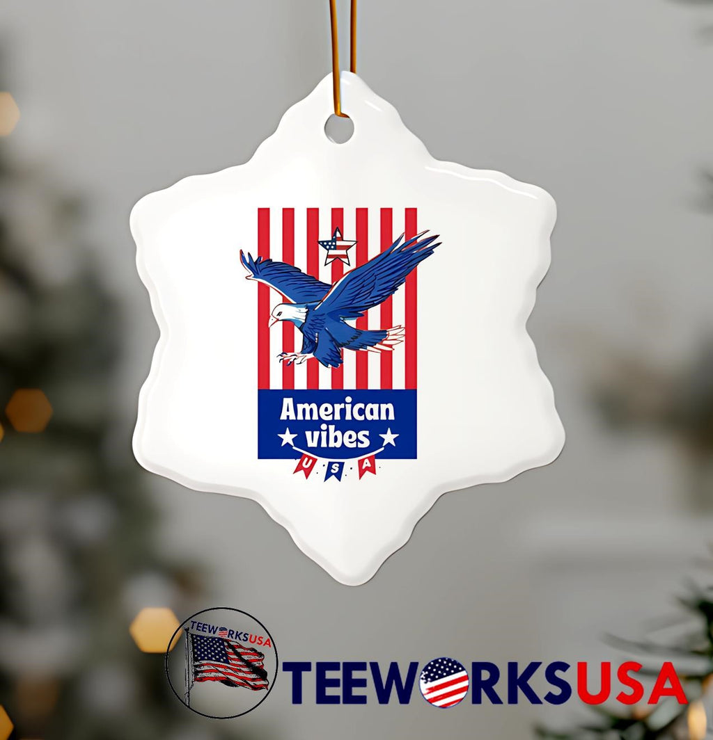 American Vibes USA Red White Blue - Adult & Kids T-Shirts, Sweatshirts & Hoodies apparel design preview 7