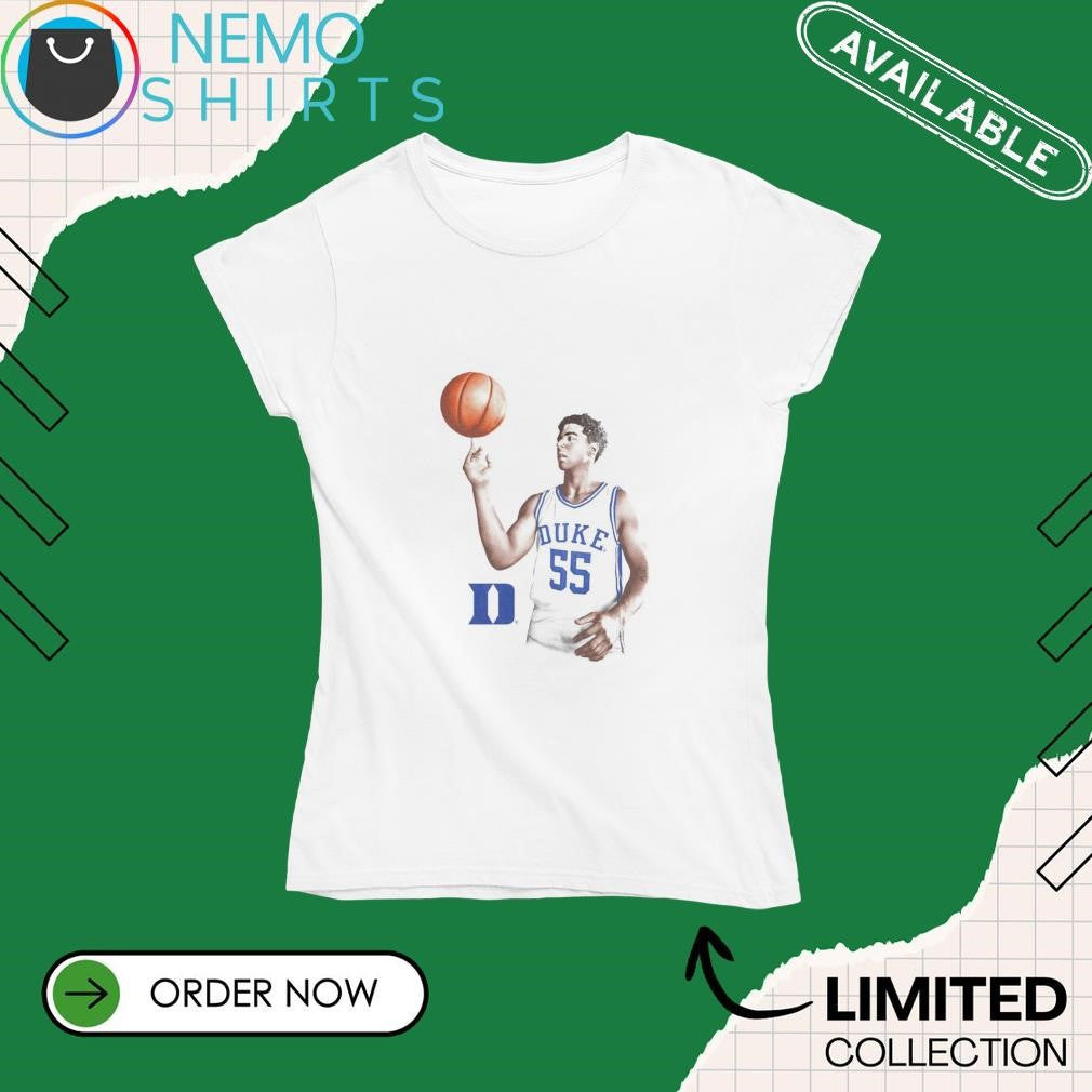 Spencer Hubbard Duke Blue Devils spinning basketball - Adult & Kids T-Shirts, Sweatshirts & Hoodies apparel design preview 4