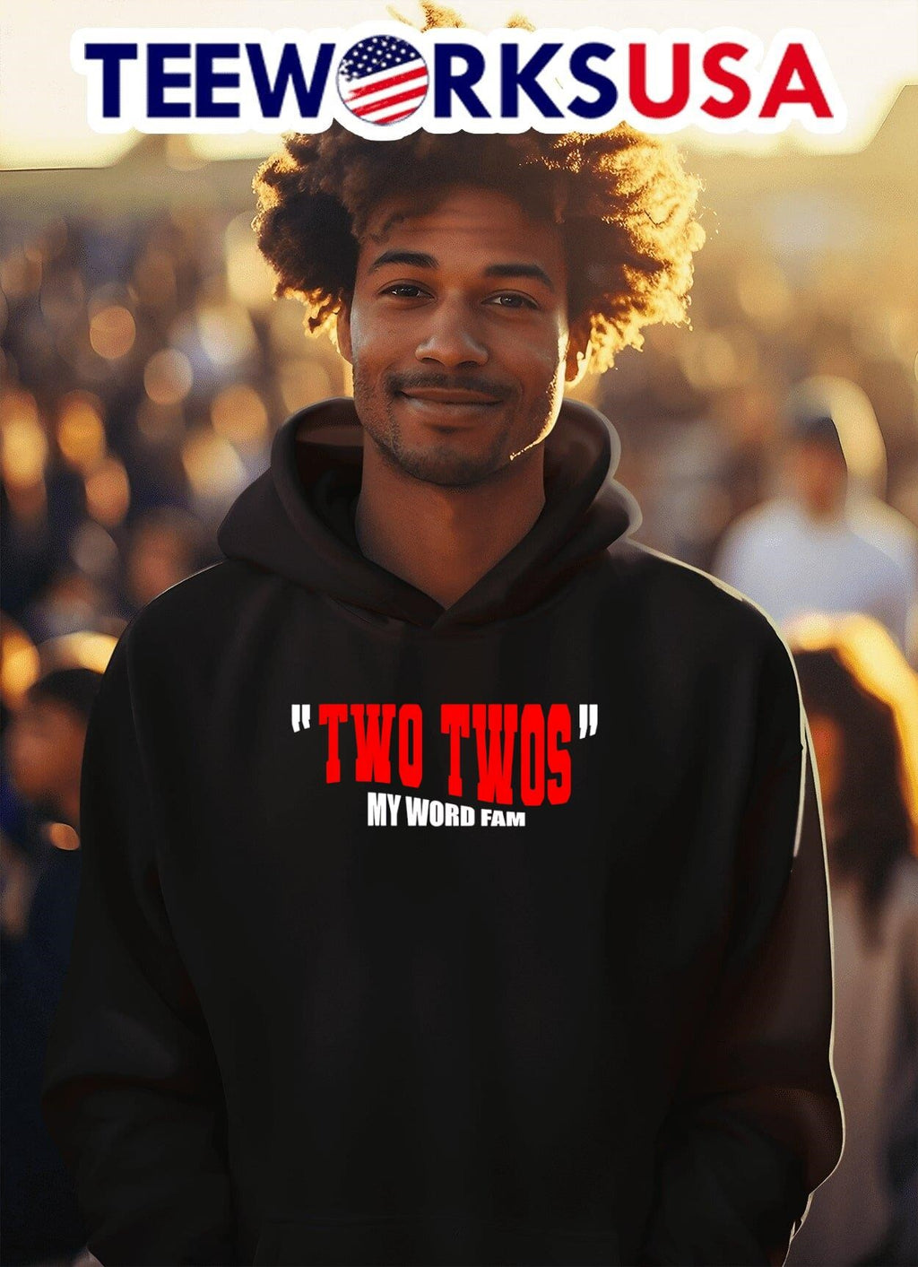 Two Twos My Word Fam 2025 - Adult & Kids T-Shirts, Sweatshirts & Hoodies apparel design preview 2