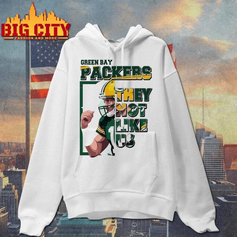 Green Bay Packers they not like us - Adult & Kids T-Shirts, Sweatshirts & Hoodies apparel design preview 2