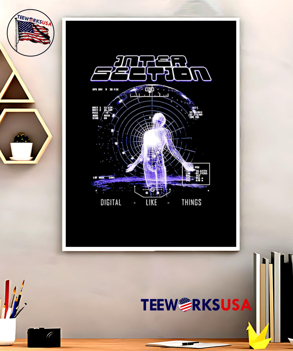 Intersection Digital Like Things quantum form - Adult & Kids T-Shirts, Sweatshirts & Hoodies apparel design preview 5