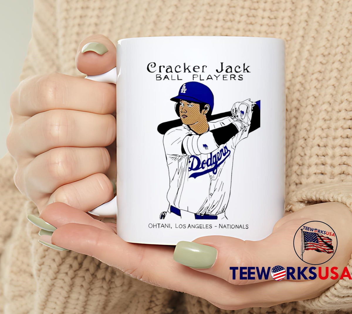 Shohei Ohtani Cracker Jack ball players - Adult & Kids T-Shirts, Sweatshirts & Hoodies apparel design preview 6