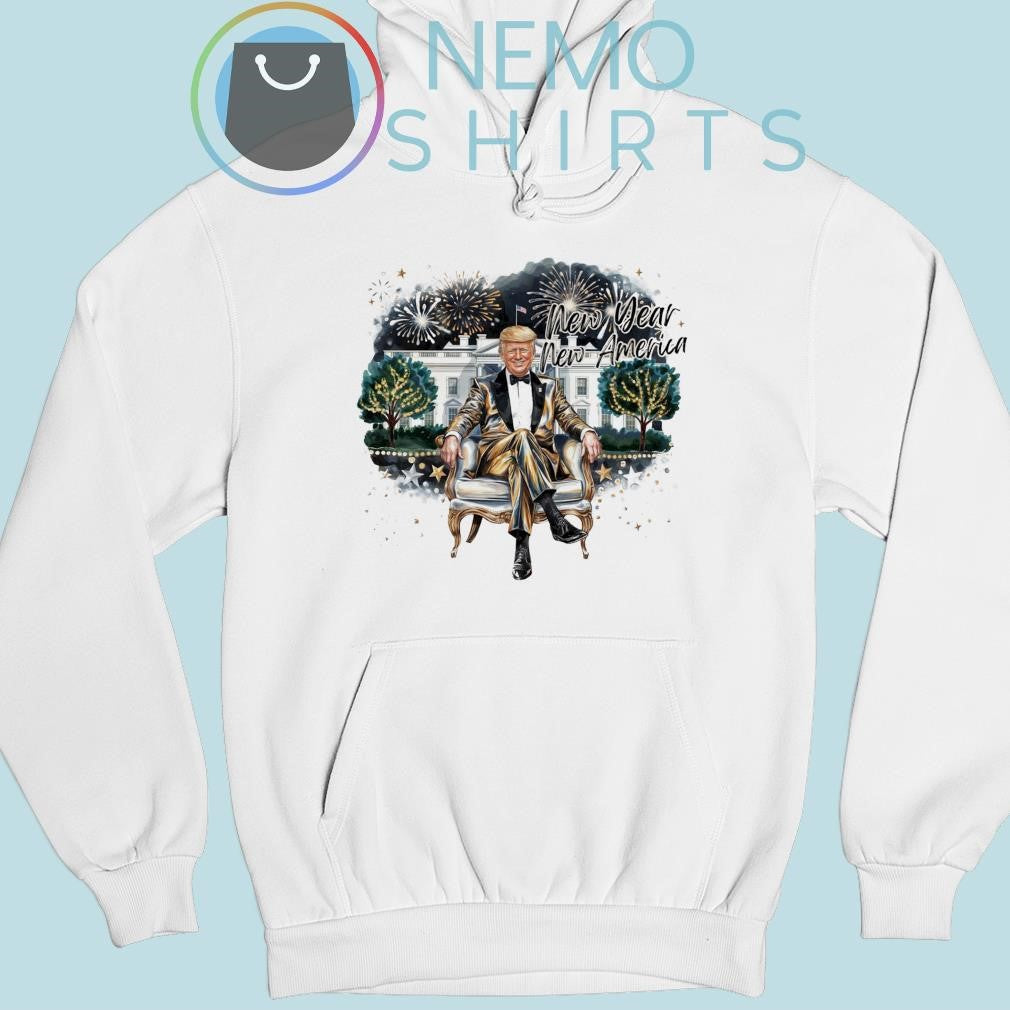 New year America Trump 2025 - Adult & Kids T-Shirts, Sweatshirts & Hoodies apparel design preview 2