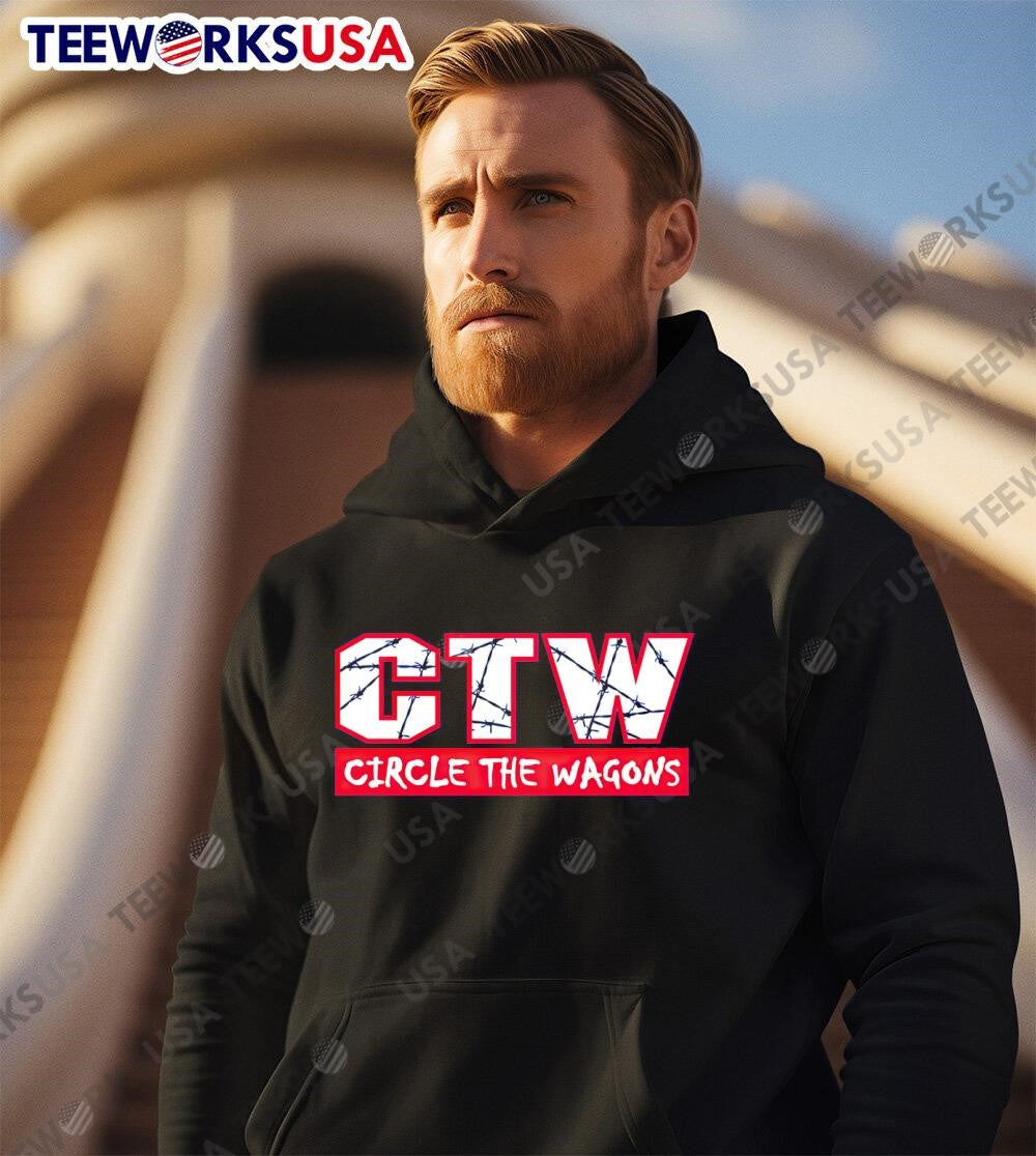 CTV Circle The Wagons - Adult & Kids T-Shirts, Sweatshirts & Hoodies apparel design preview 3