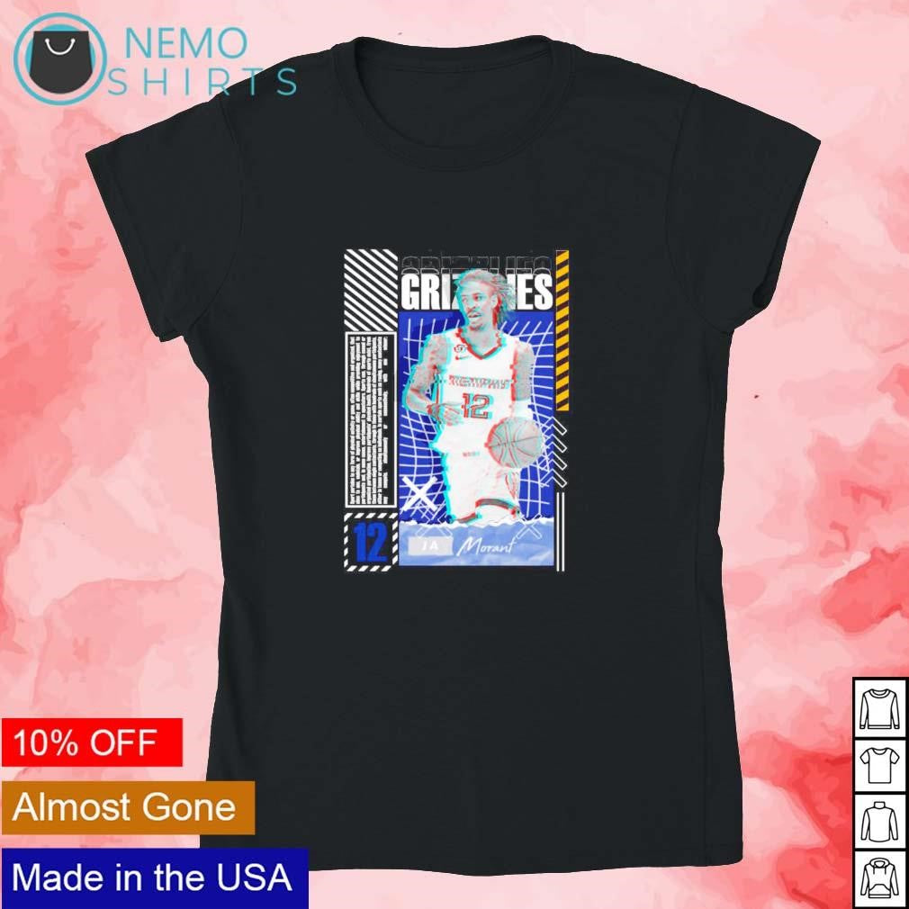 Ja Morant basketball design poster Grizzlies - Adult & Kids T-Shirts, Sweatshirts & Hoodies apparel design preview 4