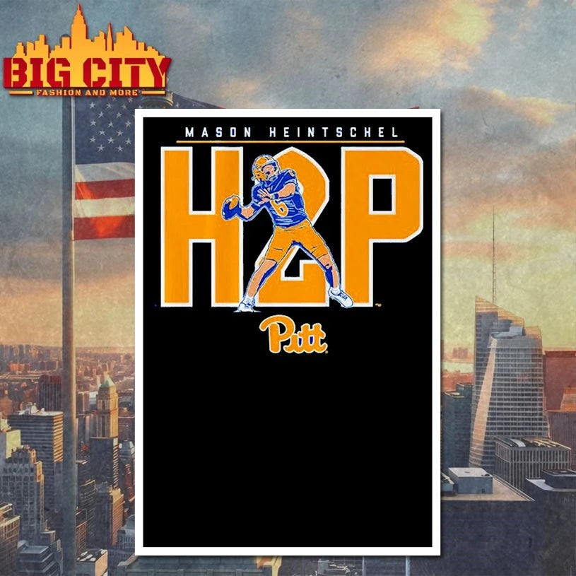 Pitt Panthers Mason Heintschel H2P - Adult & Kids T-Shirts, Sweatshirts & Hoodies apparel design preview 4
