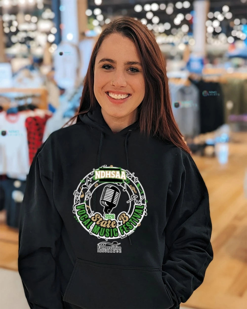 NDHSAA State B Vocal Music Festival 2026 - Adult & Kids T-Shirts, Sweatshirts & Hoodies apparel design preview 5