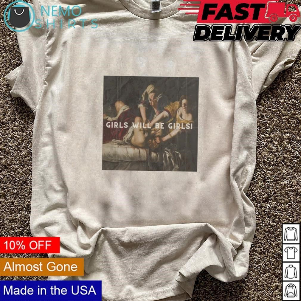 Girls will be Judith Beheading Holofernes - Adult & Kids T-Shirts, Sweatshirts & Hoodies apparel design preview 3