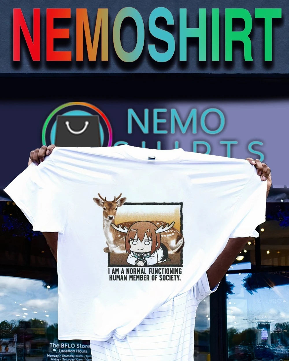 Nokotan I Am a Normal Functioning Human Member of - Adult & Kids T-Shirts, Sweatshirts & Hoodies apparel design preview 1