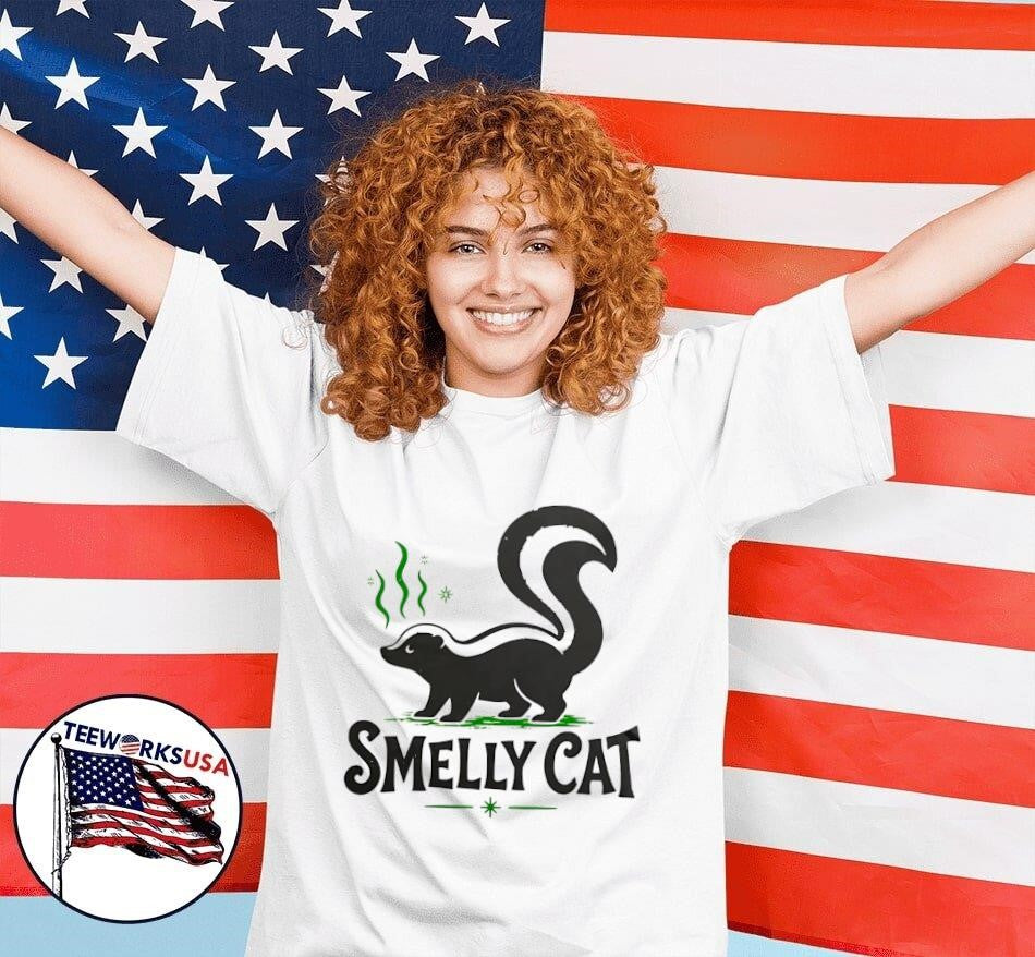 Smelly Cat Skunk - Adult & Kids T-Shirts, Sweatshirts & Hoodies apparel design preview 7