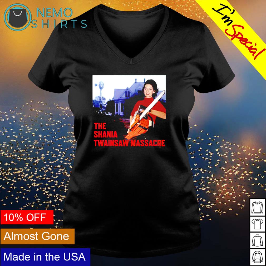 The shania twainsaw massacre - Adult & Kids T-Shirts, Sweatshirts & Hoodies apparel design preview 5