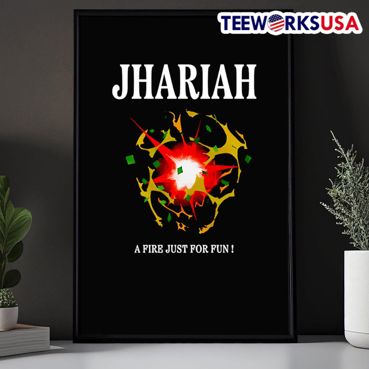 Jhariah Clare Fire4fun - Adult & Kids T-Shirts, Sweatshirts & Hoodies apparel design preview 5