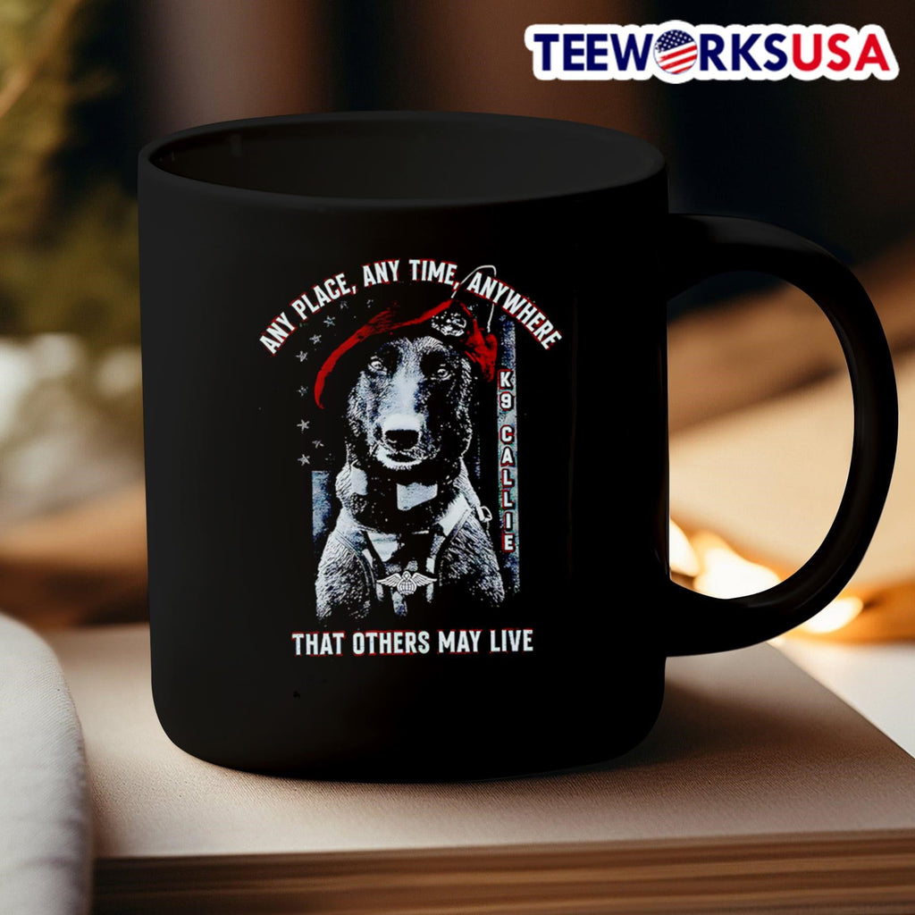 Project K-9 Hero Callie any place anytime anywhere - Adult & Kids T-Shirts, Sweatshirts & Hoodies apparel design preview 3