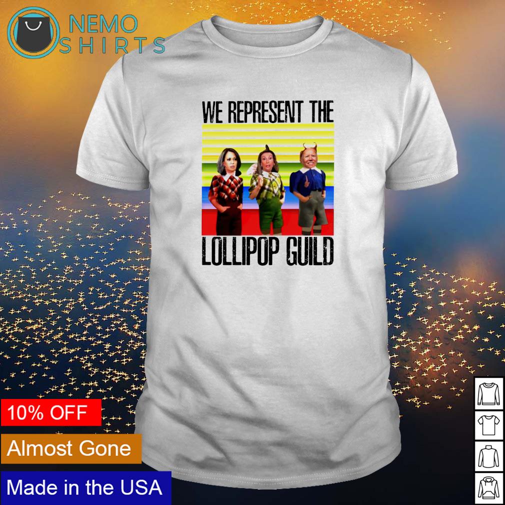 Biden Harris we represent the lollipop guild - Adult & Kids T-Shirts, Sweatshirts & Hoodies apparel design preview 1