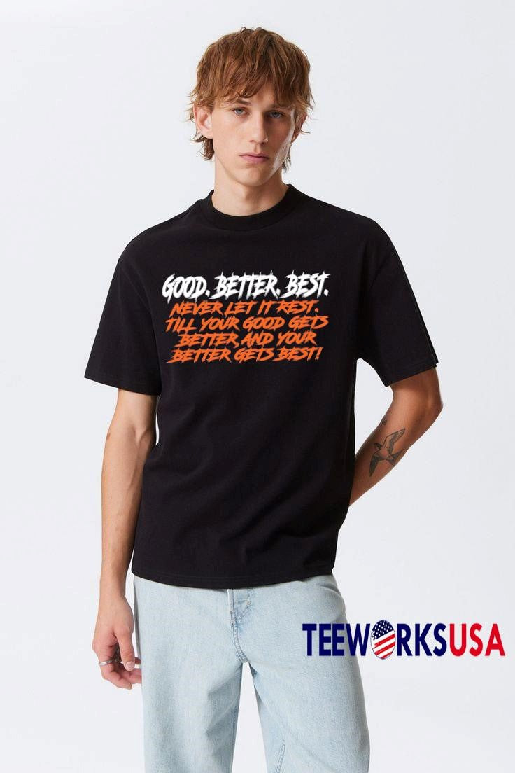 Good Better Best Chicago Bears repeat - Adult & Kids T-Shirts, Sweatshirts & Hoodies apparel design preview 3