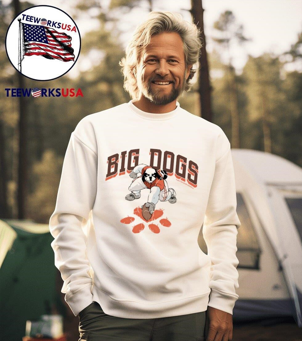 SC Paw Football big dogs - Adult & Kids T-Shirts, Sweatshirts & Hoodies apparel design preview 3