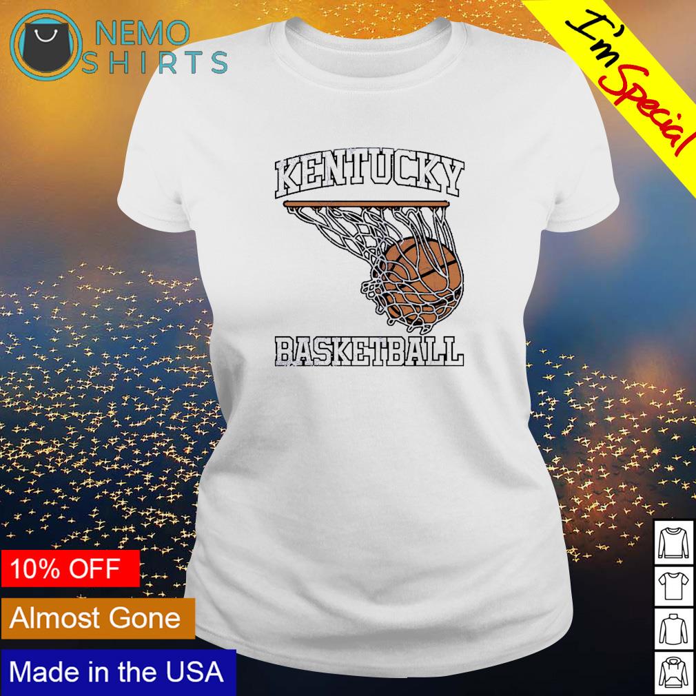 Kentucky Basketball hoop swoosh - Adult & Kids T-Shirts, Sweatshirts & Hoodies apparel design preview 3