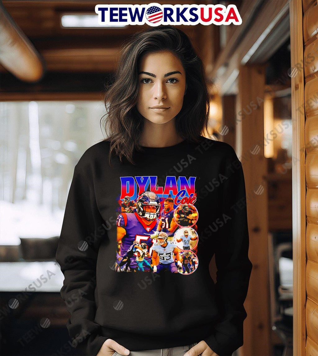 Dylan McKalob Cole Houston Texans graphic - Adult & Kids T-Shirts, Sweatshirts & Hoodies apparel design preview 3