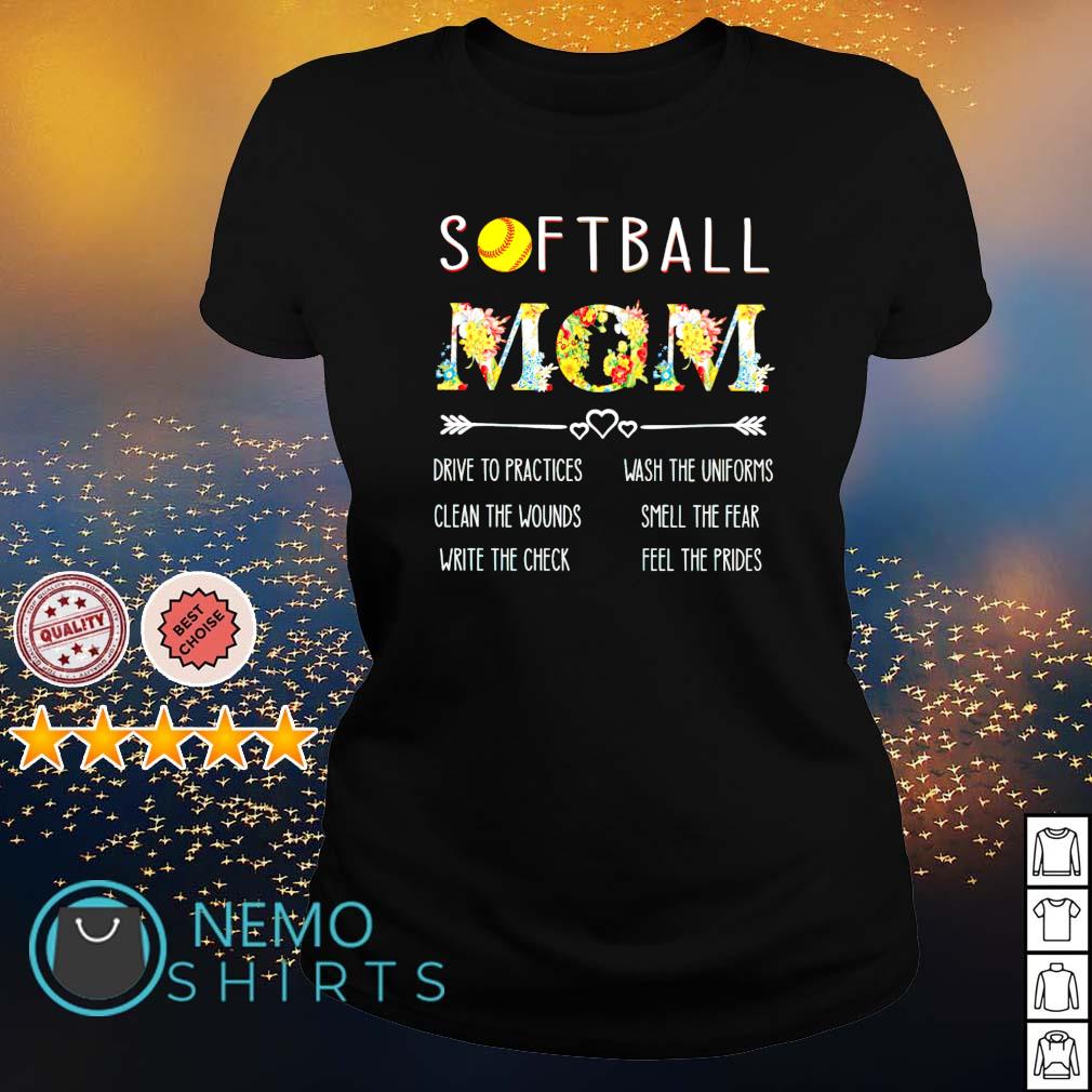 Softball Mom drive to practives - Adult & Kids T-Shirts, Sweatshirts & Hoodies apparel design preview 3
