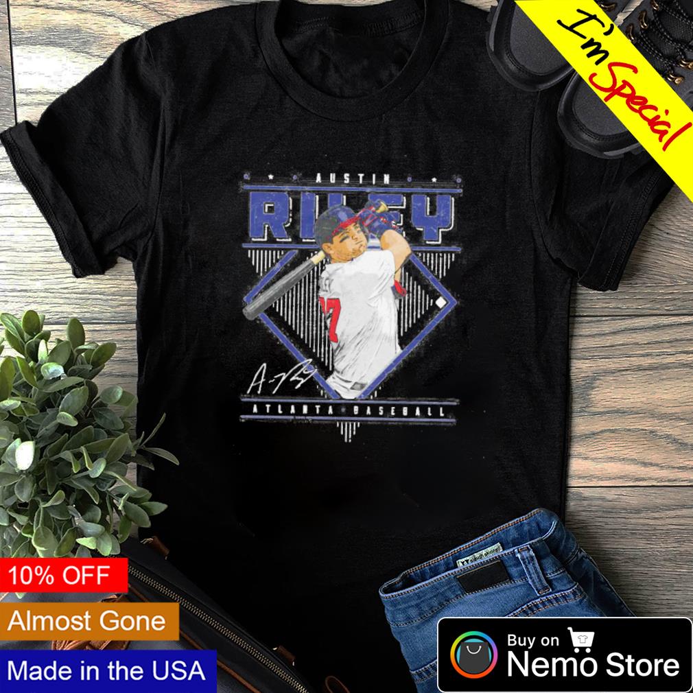 Austin Riley Atlanta Braves baseball diamond name - Adult & Kids T-Shirts, Sweatshirts & Hoodies apparel design preview 1